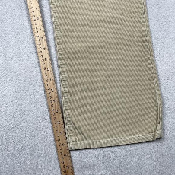 Patagonia Corduroy Pants Men 34x30 Beige Organic Cotton Straight Leg Retro Chino - Picture 6 of 9